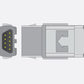 Cable adaptador SpO2 compatible GE® TruSat® OxyTip® OXY-MC3